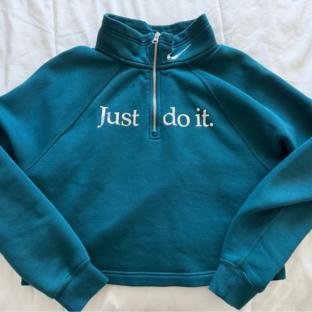 Nike Blue Half-Zip Pullover